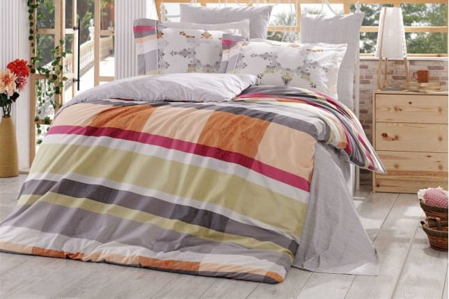 Pościel bawełniana Hobby ALANZA GREY 200x220