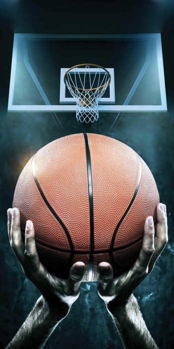 36631Ręcznik plażowy 70x140 Koszykówka 1774 Basketball bawełniany-1