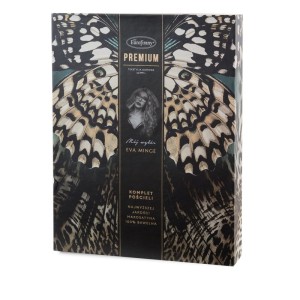 36759Pościel satynowa 160x200 Eva 15 beżowa  czarna pantera Eva Minge Eurofirany-9