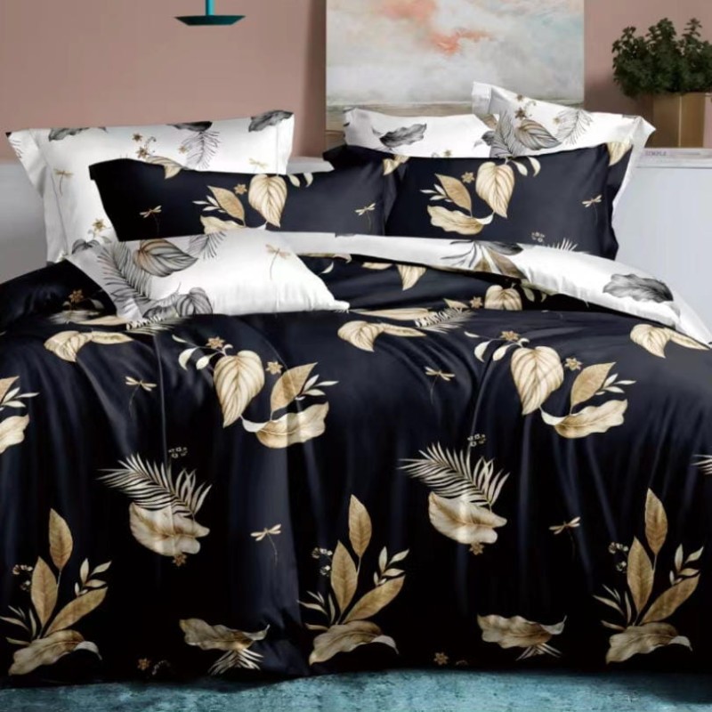 Pościel Satynowa z Mikrofibry 200x220 Elena 551 3cz-1