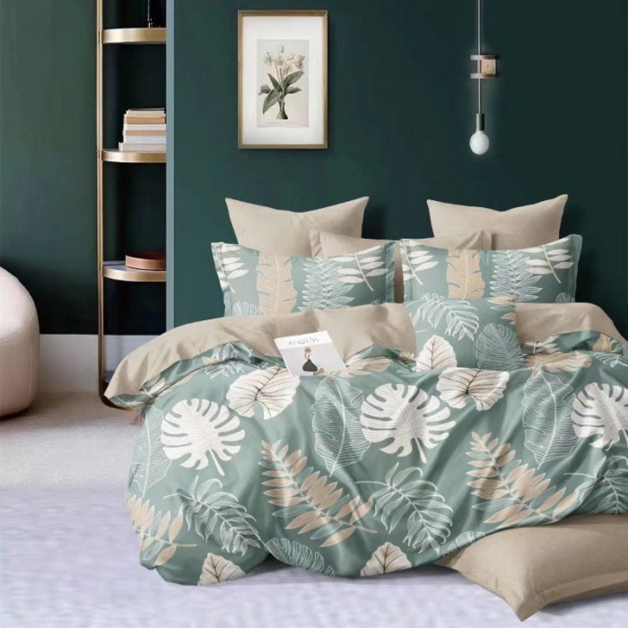 Pościel Satynowa z Mikrofibry 200x220 Elena 556 3cz-1