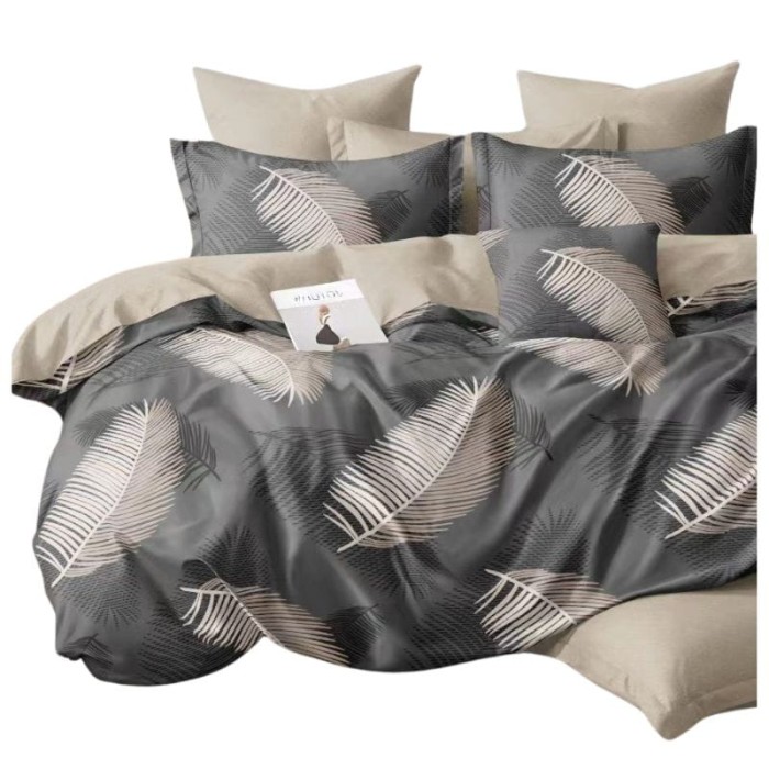 Pościel Satynowa z Mikrofibry 160x200 Dwustronna Elena 552 3cz-2