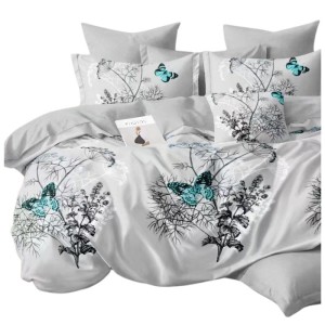 Pościel Satynowa z Mikrofibry 200x220 Elena 554 3cz-2