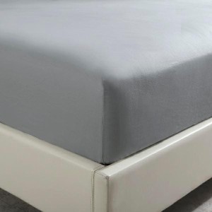 Prześcieradło 140x200 grafitowe - idealnie dopasowane