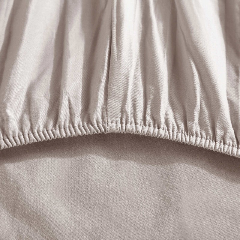 Gumka prześcieradła satynowego 90x200 w kolorze beżowym