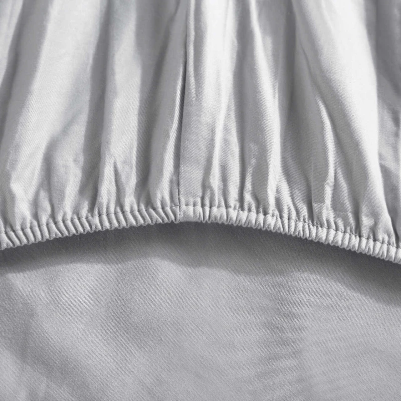 Gumka prześcieradła satynowego 90x200 w kolorze szarym