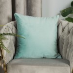 Poszewka na Poduszkę 40x40 Gładka Welur Miętowa