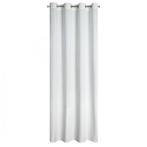 Zasłona 140x250 welurowa na przelotkach Rosa biała-2