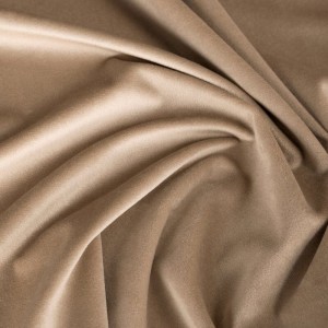 Zasłona 140x250 welurowa na przelotkach Rosa beżowa ciemna-9