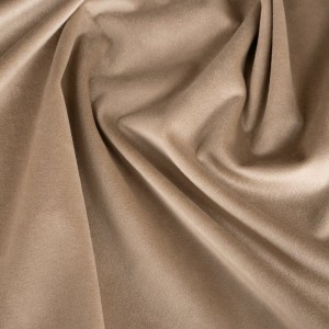 Zasłona 140x250 welurowa na przelotkach Rosa beżowa ciemna-10