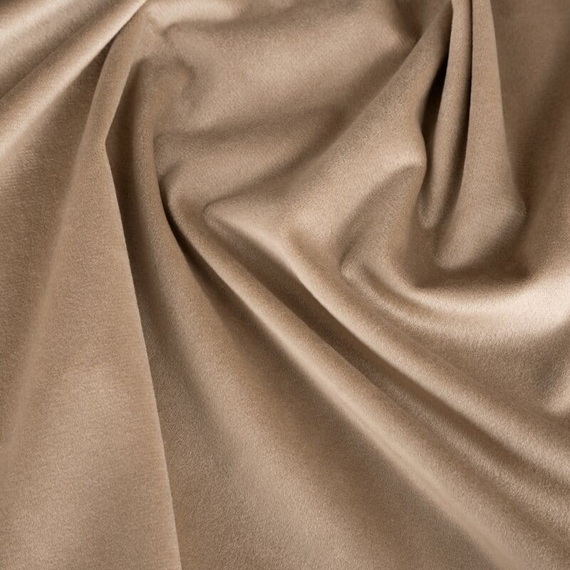 Zasłona 140x250 welurowa na przelotkach Rosa beżowa ciemna-10