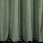 Zasłona 140x250 welurowa na przelotkach Rosa miętowa ciemna