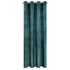 Zasłona 140x250 welurowa na przelotkach Rosa niebieska ciemna-2