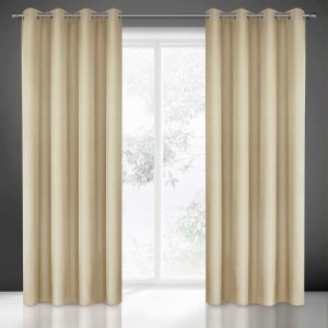 Zasłona 140x250 na przelotkach beżowa Rita-1