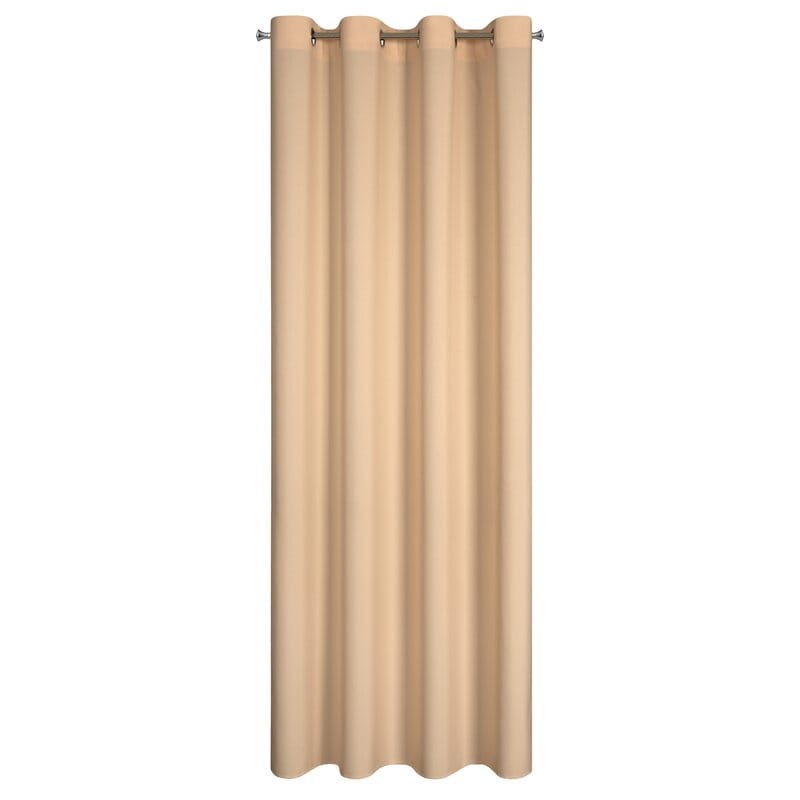 Zasłona 140x250 na przelotkach pomarańczowa jasna Rita-2