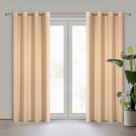 Zasłona 140x250 na przelotkach pomarańczowa jasna Rita