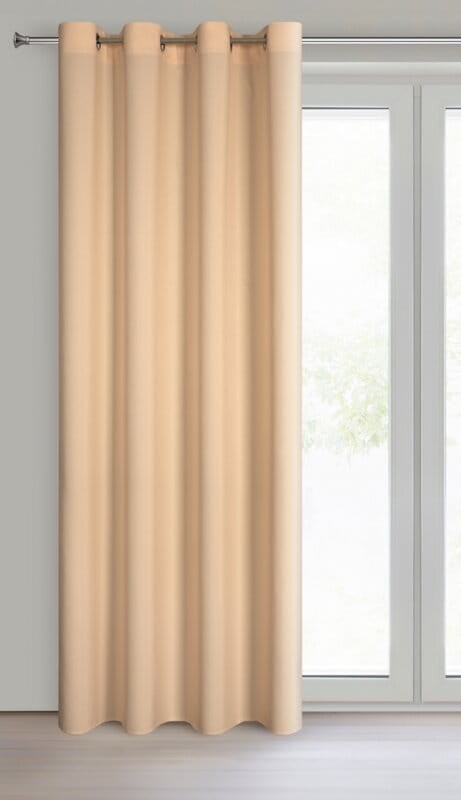 Zasłona 140x250 na przelotkach pomarańczowa jasna Rita-3