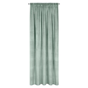 Zasłona 140x270 na taśmie Rosa miętowa jasna welurowa-2