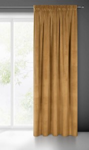 Zasłona 140x270 złota na taśmie welurowa Melanie-4