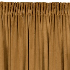 Zasłona 140x270 złota na taśmie welurowa Melanie-5