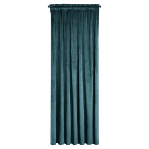 Zasłona 140x270 niebieska ciemna na taśmie welurowa Melanie-2