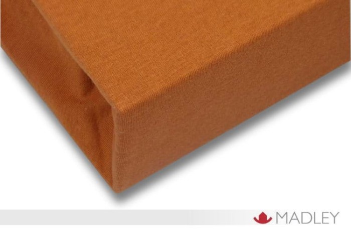 Prześcieradło jersey z gumką 160x200 brązowe P05-160