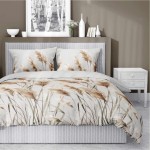 Pościel satynowa 160x200 Home Satin 410 szara jasna trawa