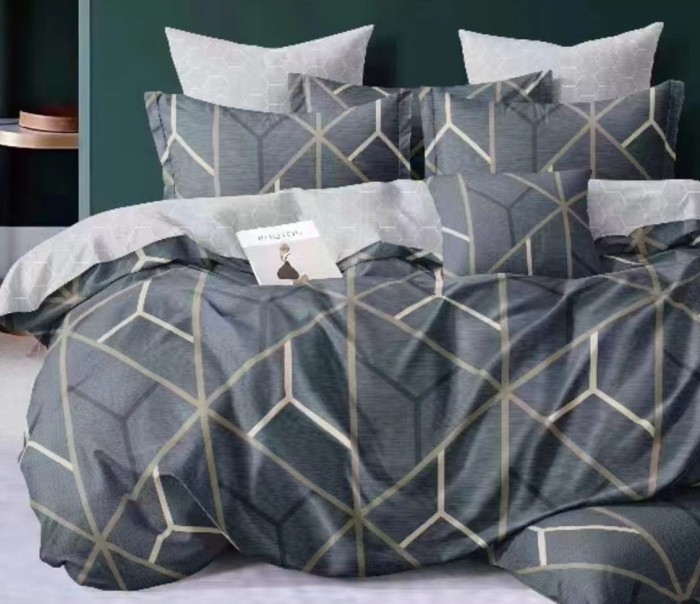 Pościel Satynowa Dwustronna 517 200x220 4 części