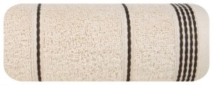 26611Ręcznik Mira 30x50 beżowy 03 frotte 500 g/m2 Eurofirany-1