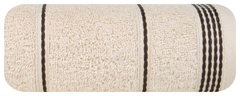 26611Ręcznik Mira 30x50 beżowy 03 frotte 500 g/m2 Eurofirany-1