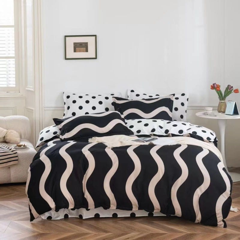 Pościel Satynowa z Mikrofibry 200x220 Elena 563 3cz