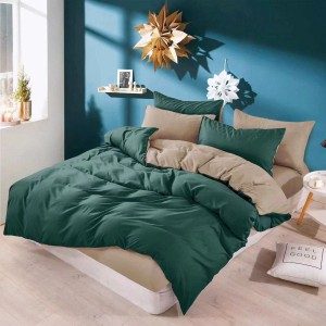 Pościel Satynowa z Mikrofibry 160x200 Dwustronna Elena 564 3cz