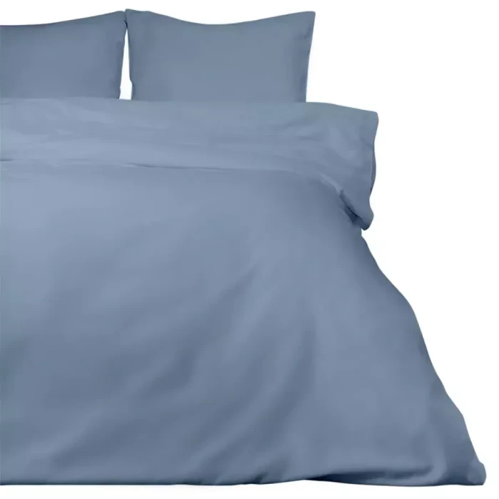 Pościel bawełniana 160x200 Extra niebieska ciemna jednobarwna