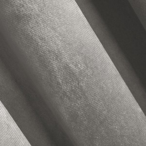 Zasłona Zaciemniająca 140x250 Na Taśmie Żabki Welur PREMIUM - Jasna Szara-4