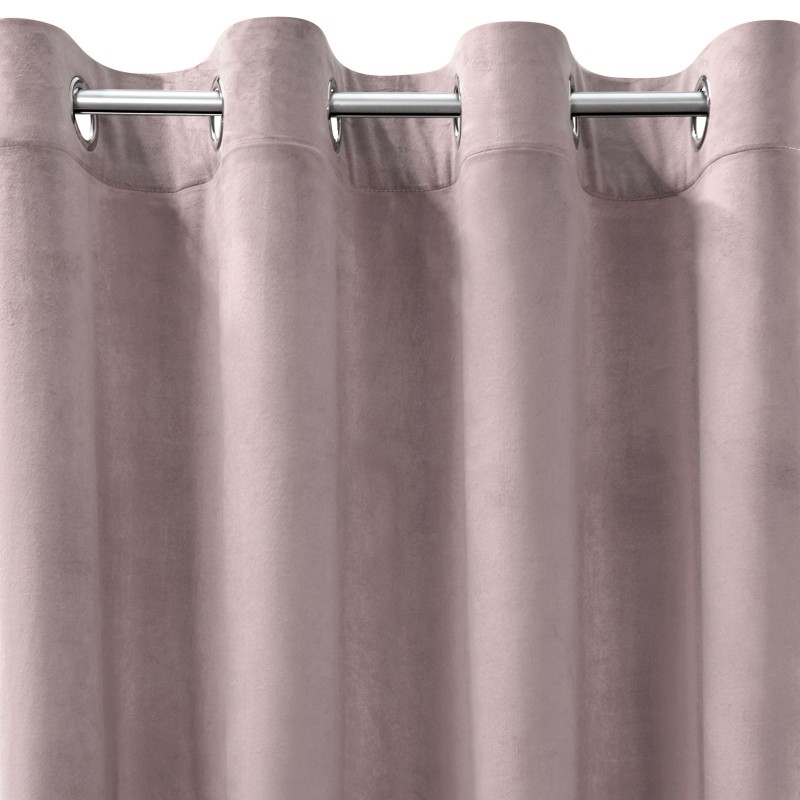 Zasłona Zaciemniająca 140x250 Na Przelotkach Welur PREMIUM - Różowa Lila-4