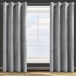 Zasłona Zaciemniająca 140x250 Na Przelotkach Welur PREMIUM - Szara