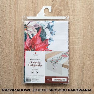 37593Obrus świąteczny wodoodporny 140x180 Nina zielony szkoti P00031/KSP/C02/140180/1-5