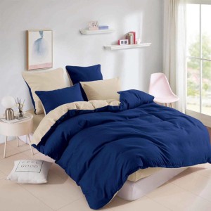 Pościel z Mikrofibry Dwustronna Elena 542 160x200 4 części-1 Prześcieradło z Gumką w Zestawie