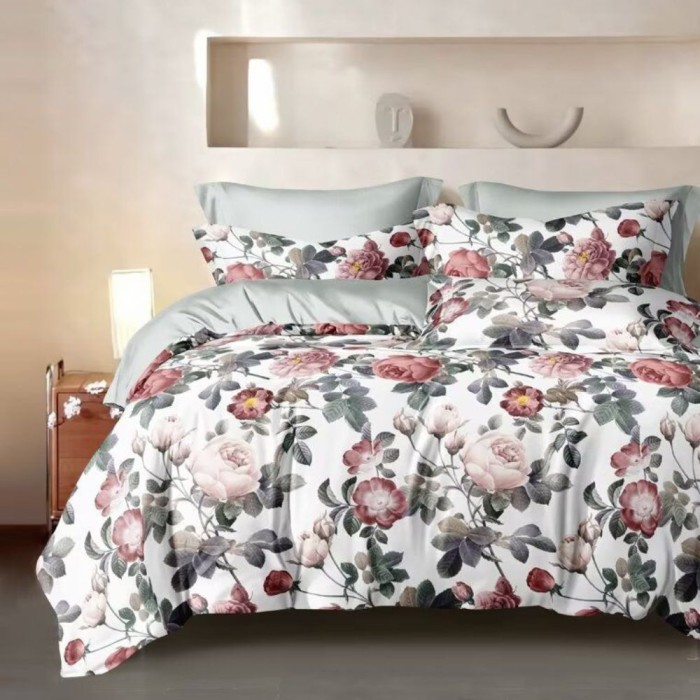 Pościel Elena 569 160x200 4 części Prześcieradło z Gumką