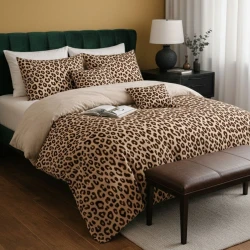 Elegancka Pościel Bawełniana 200x220 3 el. Savannah Dream CW-2064