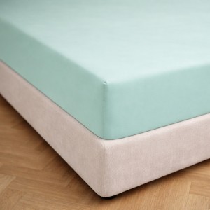 Prześcieradło z gumką 120x200 Miętowe-2