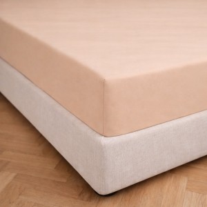 Prześcieradło z gumką 180x200 Beżowe-2