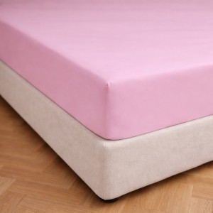 Prześcieradło z gumką 120x200 Różowe-2