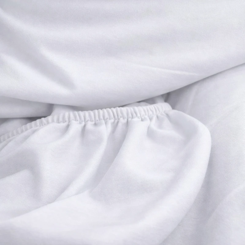 Prześcieradło z gumką 180x200 Białe-4