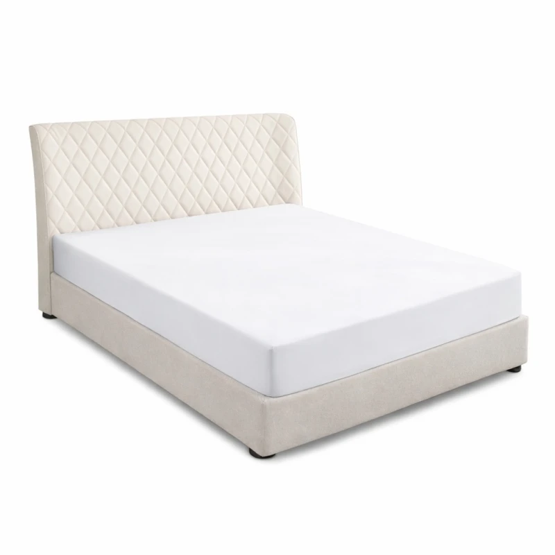 Prześcieradło z gumką 180x200 Białe-5