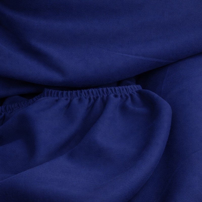 Prześcieradło z gumką 200x220 Granatowe-4