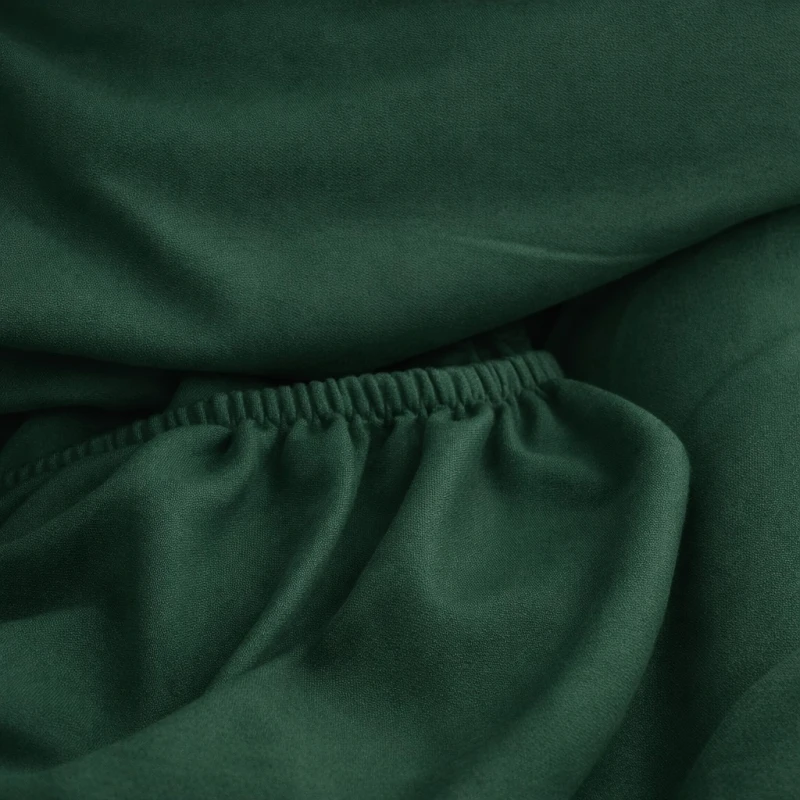 Prześcieradło z gumką 180x200 Zielone Ciemne-4