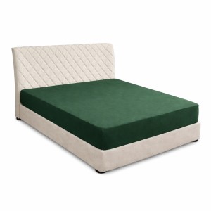 Prześcieradło z gumką 180x200 Zielone Ciemne-5