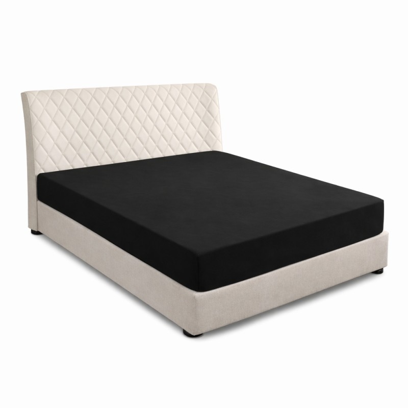 Prześcieradło z gumką 200x220 Czarne-5