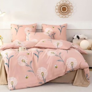 Pościel Satynowa z Mikrofibry 160x200 Dwustronna Elena 590 3cz